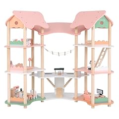 Costway wooden dollhouse for sale  Delivered anywhere in UK