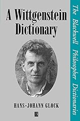 Wittgenstein dictionary d'occasion  Livré partout en Belgiqu
