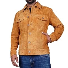 Mens trucker suede for sale  Delivered anywhere in USA 
