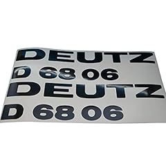 Deutz d6806 schriftzug gebraucht kaufen  Wird an jeden Ort in Deutschland