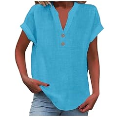 Button tops women for sale  Delivered anywhere in USA 
