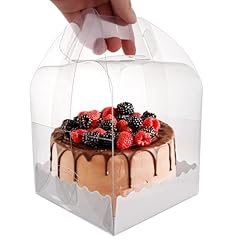 Aselected transparent cake for sale  Delivered anywhere in UK