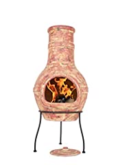 extra large clay chiminea for sale  Delivered anywhere in UK