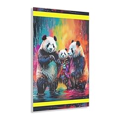 Colorful panda family for sale  Delivered anywhere in USA 