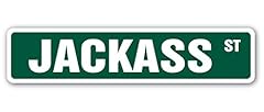 Jackass street sign for sale  Delivered anywhere in USA 