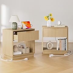 Favourlife fluted nightstand for sale  Delivered anywhere in USA 