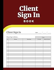 Client sign book for sale  Delivered anywhere in USA 