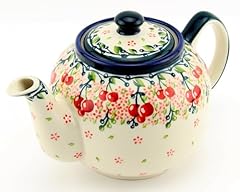 Polish pottery teapot for sale  Delivered anywhere in USA 