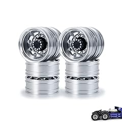 AXspeed 4pcs Rear Wheel Rims Metal Wheel Hubs for 1/14th for sale  Delivered anywhere in Ireland