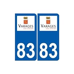 Varages logo autocollant d'occasion  Livré partout en France