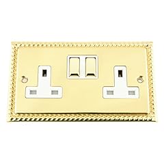 Double plug socket for sale  Delivered anywhere in UK