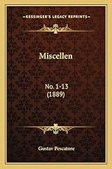 Miscellen no. 13 usato  Spedito ovunque in Italia 