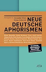 Deutsche aphorismen anthologie gebraucht kaufen  Wird an jeden Ort in Deutschland