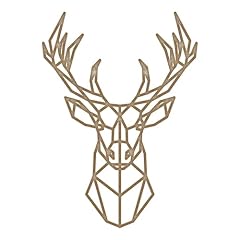 Geometric stag head for sale  Delivered anywhere in UK