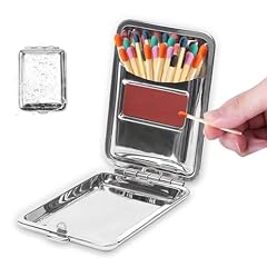 Metal match boxes for sale  Delivered anywhere in USA 