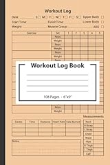 Workout Log Book: Gym Tracker Journal / Fitness Planner Notebook | STAY ON TRACK & GET MOTIVATED by Tracking Your Gains! usato  Spedito ovunque in Italia 