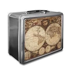 Vintage map lunch for sale  Delivered anywhere in USA 