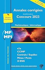 Annales corrigées problèmes d'occasion  Livré partout en France