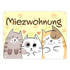Miezwohnung metallschild süß gebraucht kaufen  Wird an jeden Ort in Deutschland