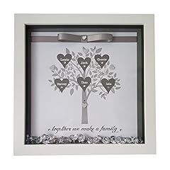 Personalised heart family for sale  Delivered anywhere in UK