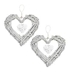 Pcs rattan hearts for sale  Delivered anywhere in UK