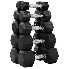 Hex dumbbells rubber for sale  Delivered anywhere in USA 