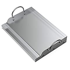 Onlyfire Stainless Steel Rectangle Griddle Plancha, used for sale  Delivered anywhere in Ireland