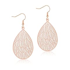 Leaf teardrop earrings for sale  Delivered anywhere in USA 