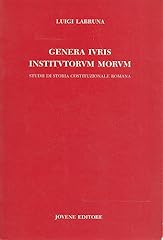 Genera iuris institutorum d'occasion  Livré partout en France