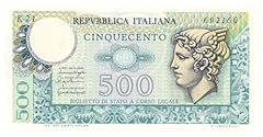 Cartamoneta.com 500 lire usato  Spedito ovunque in Italia 