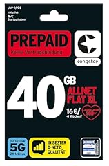 Congstar prepaid allnet gebraucht kaufen  Wird an jeden Ort in Deutschland