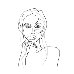 Line Drawings Wall Art Abstract Lady Line Drawing Picture for sale  Delivered anywhere in Canada