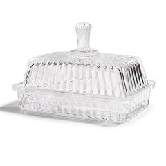 Glass butter dish for sale  Delivered anywhere in USA 