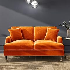 Payton orange velvet for sale  Delivered anywhere in UK