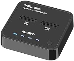 MAIWO 2 bay M.2 NVME SSD clone Docking station USB3.1 Gen2 10 Gbps funzione duplicatore lettore .K3016P usato  Spedito ovunque in Italia 