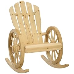 Outsunny wooden adirondack for sale  Delivered anywhere in UK
