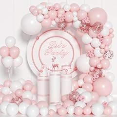 Pink white balloon for sale  Delivered anywhere in USA 