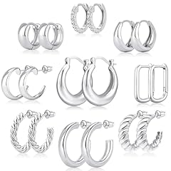 Adoyi silver hoop for sale  Delivered anywhere in USA 