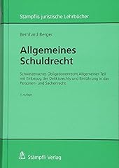 Berger allgemeines schuldrecht for sale  Delivered anywhere in UK