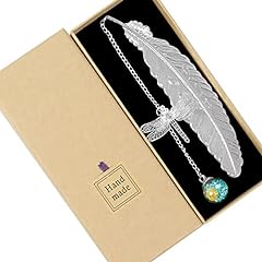 Metal feather bookmark for sale  Delivered anywhere in UK