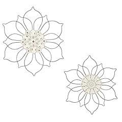 Deco metal floral for sale  Delivered anywhere in USA 