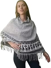 Alpaca poncho women for sale  Delivered anywhere in UK