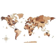 Handiwoo wooden map for sale  Delivered anywhere in USA 