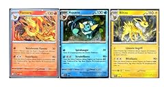 Pokémon sammelkarten 3er gebraucht kaufen  Wird an jeden Ort in Deutschland