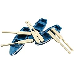 FMHXG Miniature Rowboat 3 Sets Mediterranean Blue Boat for sale  Delivered anywhere in USA 