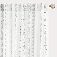 Grey boho curtains for sale  Delivered anywhere in USA 