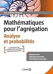 Mathématiques agrégation. an d'occasion  Livré partout en France