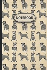 Schnauzer dog notebook usato  Spedito ovunque in Italia 
