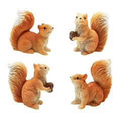 4pcs squirrel figures for sale  Delivered anywhere in USA 