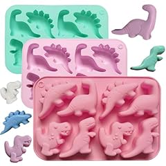 3pcs silicone dinosaur for sale  Delivered anywhere in USA 